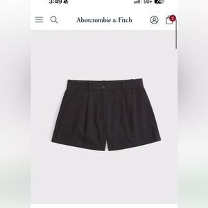 Abercrombie & Fitch Black Women's Bermudas